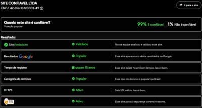 Site verificado e verdadeiro:207luckcom